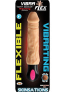 Skinsations Vibra Flex Heat Seeker Warming Dildo 8in