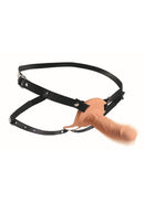 Size Matters 2" Erection 28X Realistic Vibrating Rechargeable Silicone Penis Sheath with Remote Control