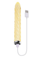 Playboy Twist of Fate Rechargeable Glass Twirling Vibrator