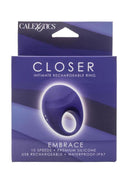 Closer Intimate Rechargeable Ring Embrace Silicone Cock Ring
