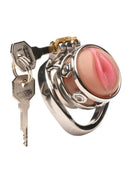 Master Series Pussy Boy Metal Chastity Cage Stainless Steel