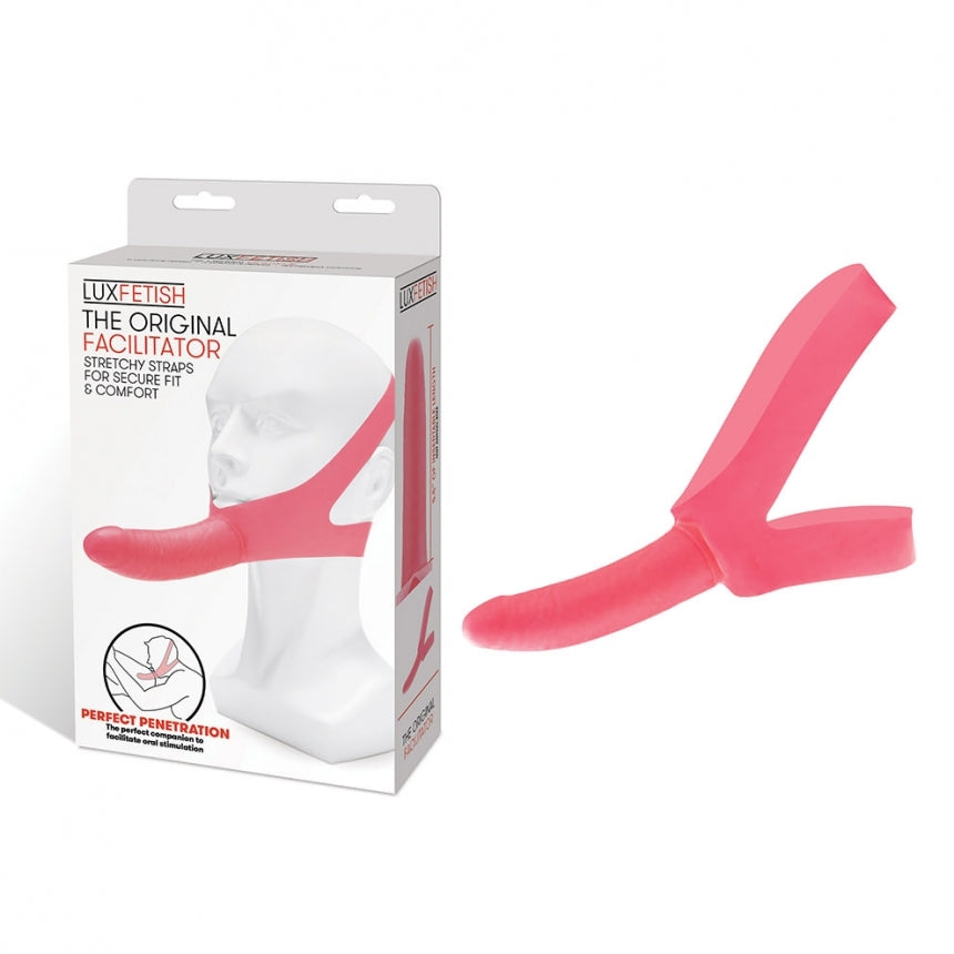 Lux Fetish - The Original Facilitator Face Strap-On with Dildo Lux Fetish - The Original Facilitator Face Strap-On with Dildo