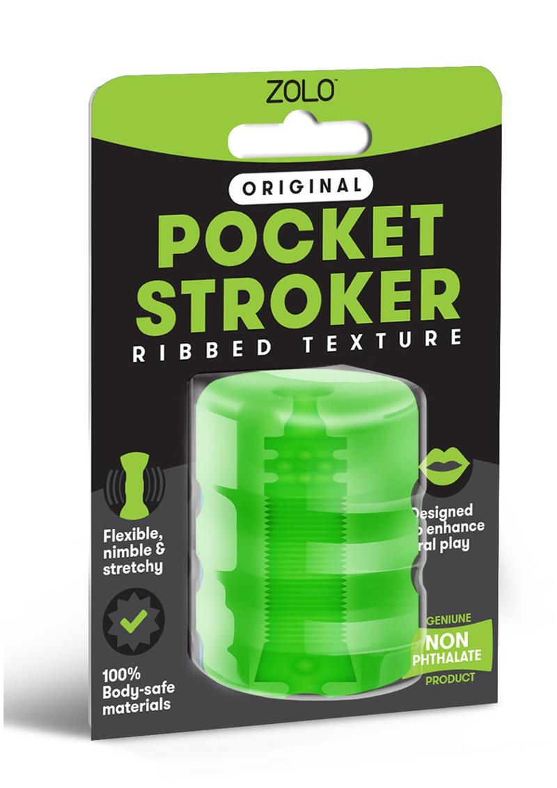 Zolo Stretchy Textured Pocket Strokers