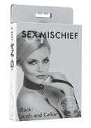 Sex & Mischief Black Leash & Collar