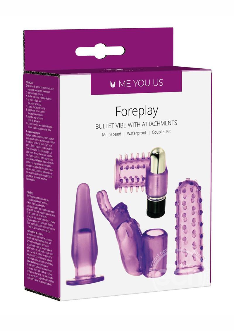 ME YOU US 4play Couples Kit with Bullet and Sleeves ME YOU US 4play Couples Kit with Bullet and Sleeves