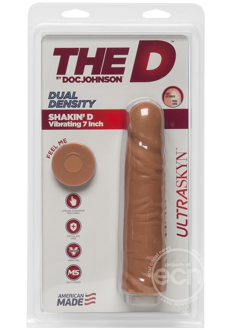 The D - Shakin D Ultraskyn Vibrating Dildo The D - Shakin D Ultraskyn Vibrating Dildo