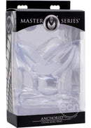 Master Series Anchored Clear Anal Plug