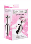 Booty Sparks Pink Gem Aluminum Anal Plugs
