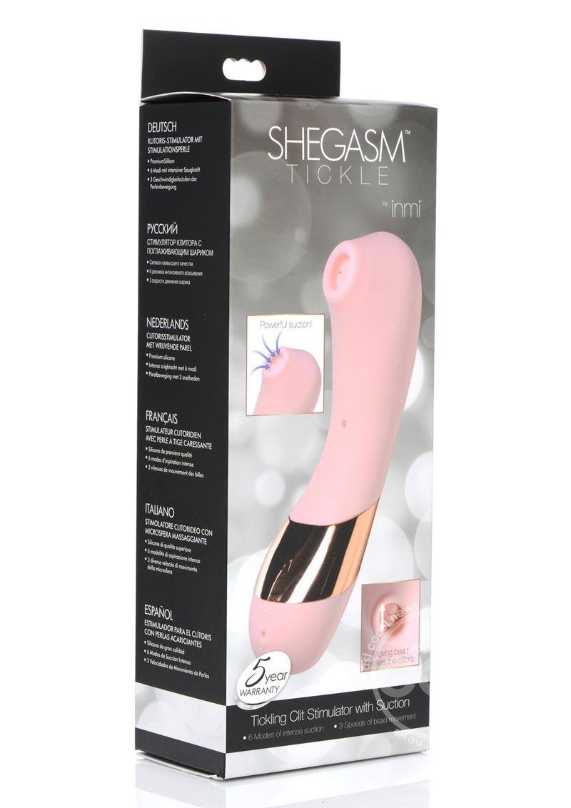 Inmi Shegasm Tickle Tickling Stimulator with Suction Inmi Shegasm Tickle Tickling Stimulator with Suction