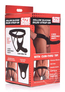 Size Matters Hollow Silicone Dildo Strap-On