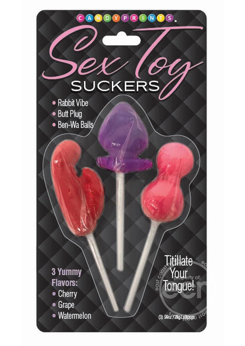 Sex Toy Suckers - 3-Pack Lollipops Sex Toy Suckers - 3-Pack Lollipops