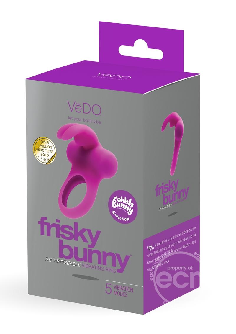 VDO Frisky Bunny Rechargeable Silicone Vibrating C-Ring VDO Frisky Bunny Rechargeable Silicone Vibrating C-Ring