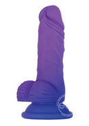 Gender X Semi Sweet Tart Color Changing Silicone Dildo - Blue To Purple