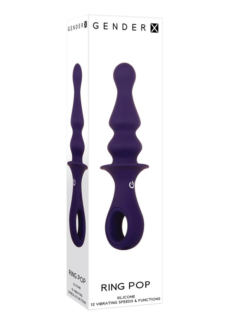 Gender X - Ring Pop Rechargeable Silicone Vibrating Anal Plug Gender X - Ring Pop Rechargeable Silicone Vibrating Anal Plug