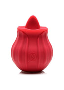 Bloomgasm Wild Violet Rechargeable Silicone Licking-Tongue Clitoral Stimulator