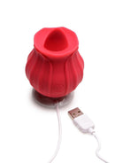 Bloomgasm Wild Violet Rechargeable Silicone Licking-Tongue Clitoral Stimulator