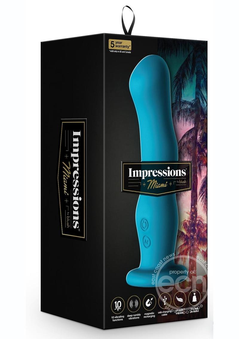 Impressions Miami Rechargeable Silicone Vibrator Impressions Miami Rechargeable Silicone Vibrator