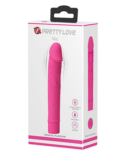 pretty in pink vibrator Pretty in Pink Crush Rechargeable Silicone Compact Thrusting Vibrator - Pink