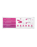 Lovense Nora Bluetooth Rechargeable Silicone Rotating Dual Stimulator - Pink