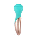 Maia Kali Dual Motor Rechargeable Vibrating Mini Wand - Turquoise/Gold