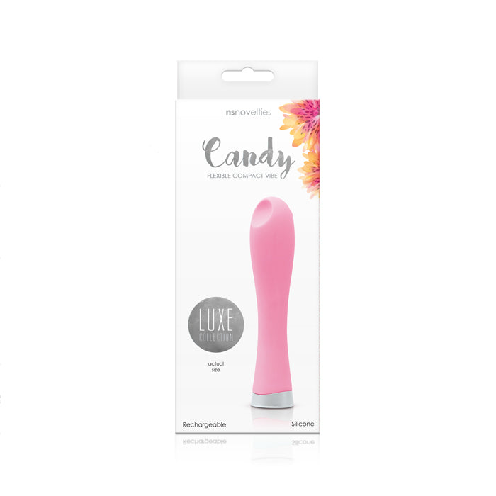 Luxe Collection Candy Rechargeable Flexible Silicone Cuddler Vibrator Luxe Collection Candy Rechargeable Flexible Silicone Cuddler Vibrator