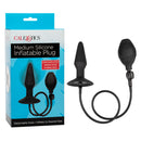 CalEx Silicone Inflatable Anal Plugs - Black