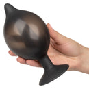 CalEx Silicone Inflatable Anal Plugs - Black