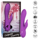 California Dreaming Valley Hill Vamp Vibrating and Rubbing Dual Stimulator - Violet