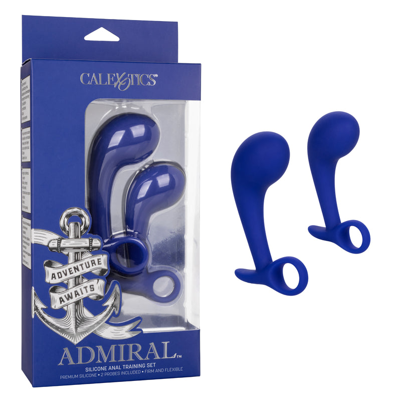 Admiral Silicone Anal Training Set (2-pc) - Blue