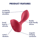 Satisfyer Backdoor Lover Silicone Vibrating Anal Plug