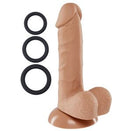 Cloud9 Pro Sensual Premium Silicone Dong with 3 Bonus C-Rings - 6"