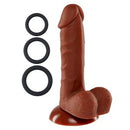 Cloud9 Pro Sensual Premium Silicone Dong with 3 Bonus C-Rings - 6"