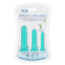 Cloud 9 Health & Wellness 3-Piece Silicone Dilator Kit - Teal