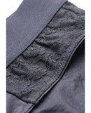 Strap U Lace Envy Crotchless Panty Harness - Black