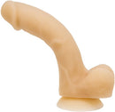 Addiction David 8" Silicone Posable Dildo - Vanilla