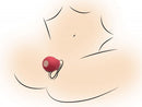 Bloomgasm Wild Rose Silicone Rechargeable Air-Pulsation Clit Stimulator - Red