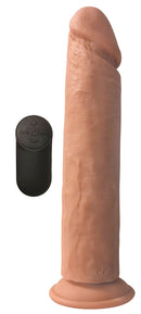 Big Shot Vibrating Remote Control Silicone Dongs - Vanilla