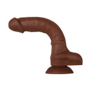 Real Supple Posable-Spine Silicone 8.25" Dildo with Suction Cup
