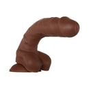 Real Supple Posable-Spine Silicone 8.25" Dildo with Suction Cup