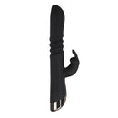 Evolved Rapid Rabbit Rechargeable Silicone Thrusting Vibrating Dual Stimulator - Black