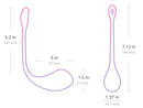 Lovense Lush 2 Bluetooth G-Spot Vibrator - Pink
