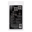 Nipple Grips 4-Point Weighted Nipple Presses (Pair) - Silver/Black