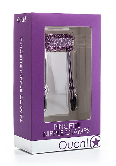 Ouch! Pincette Tweezer Nipple Clamps with Chain