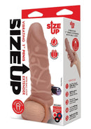 SIze Up 1in Vibrating Penis Extender W/ Ball Loop