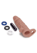 SIze Up 1in Vibrating Penis Extender W/ Ball Loop