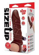 SIze Up 1in Vibrating Penis Extender W/ Ball Loop