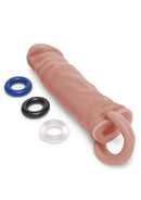 Size Up 1in Realistic Penis Extender W/ Ball Loop
