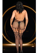 LACE EMPRESS BODYSTOCKING-BLK-Q