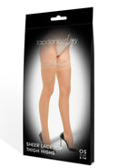LAPDANCE LEGS LACE TOP THIGH HIGH NUD-OS