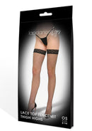 LAPDANCE LEGS DIAMOND NET THIGH HIGH OS